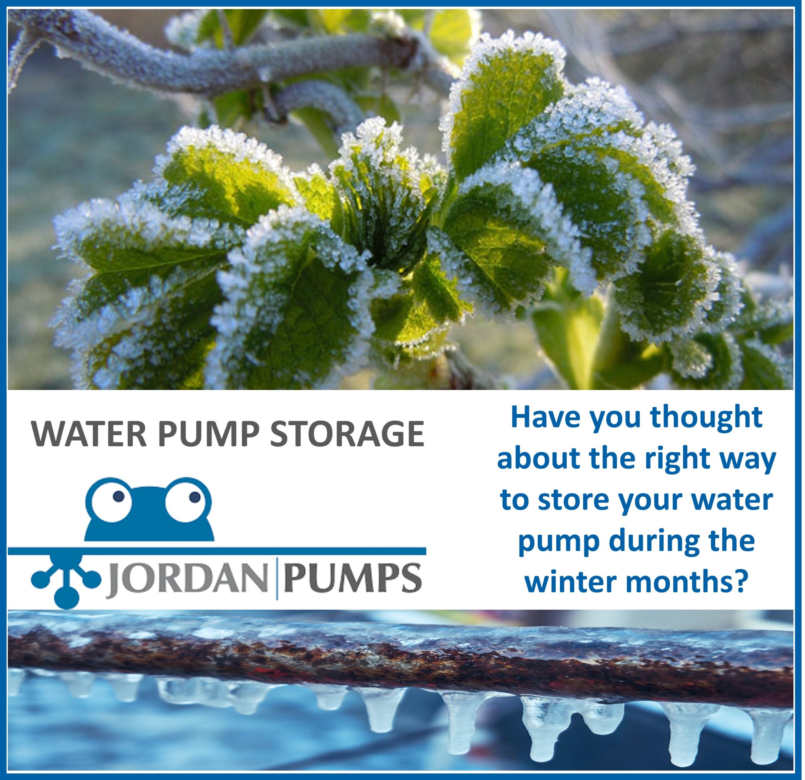 Water Pump Storage in Winter
