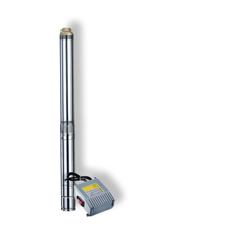 0.55kW Submersible Borehole Pump, Motor & Controlbox 4 Inch (220V)