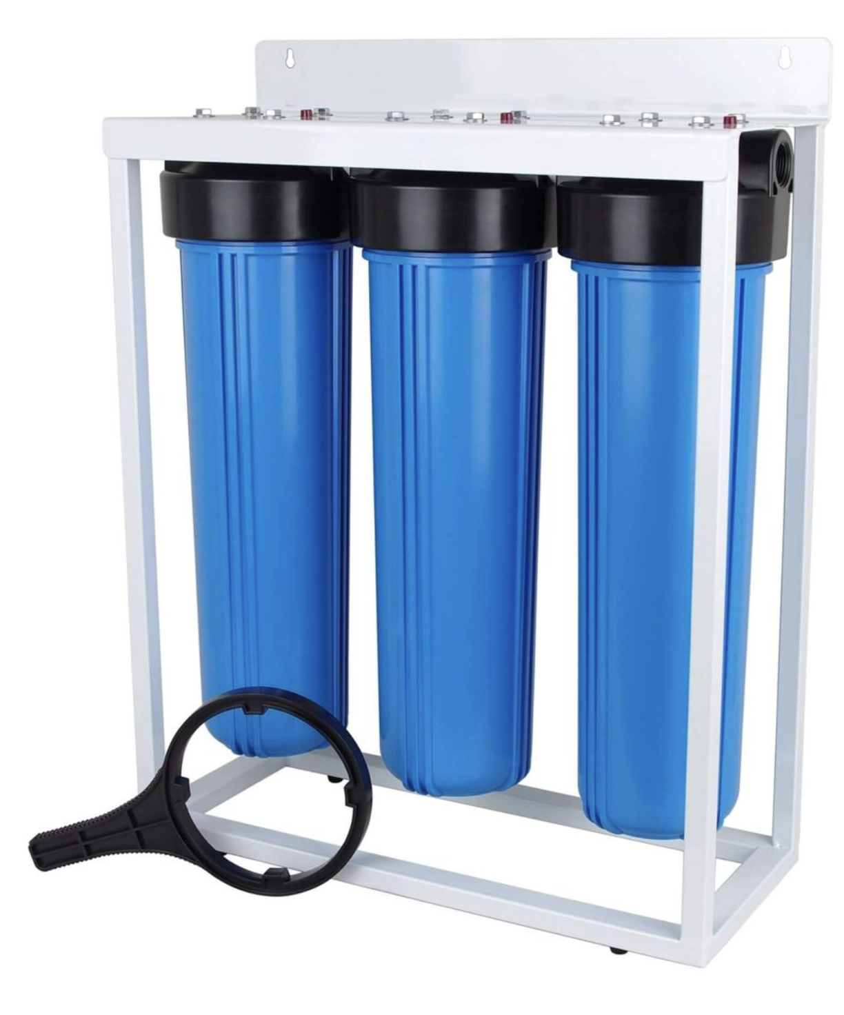 3 Stage 20" Big Blue Whole House Water Filtration System - Image 5