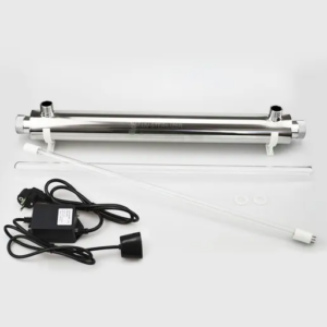 Jordan Pumps 55W UV water sterilizer kit with stainless steel chamber, UV lamp and electronic ballast